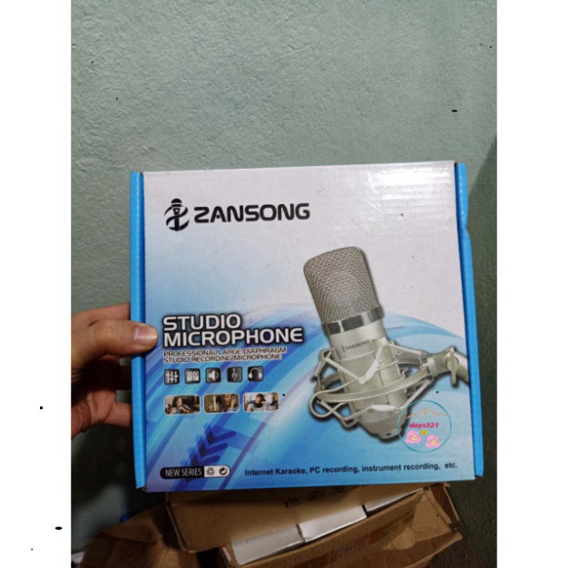 Mic Thu Âm Waichang Bm900 Zanshong Micro Livestream BM900 Đủ Màu phục vụ Các Dòng Sound Card K10, K3