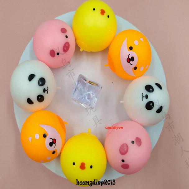 Đồ chơi bánh bao xả stress- squishy mini mochi-squishy mochi-squishy giảm stress-mềm dẻo,giải tỏa că