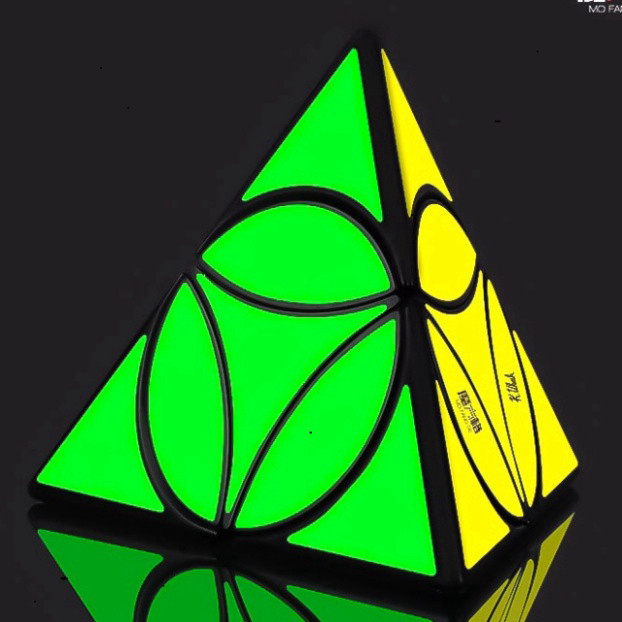 Rubik SIÊU Biến Thể Tam Giác Tròn Tam Giác Qiyi YJ Petal Pyraminx Yulong Rubik Biến Thể Tam Giác Pyr