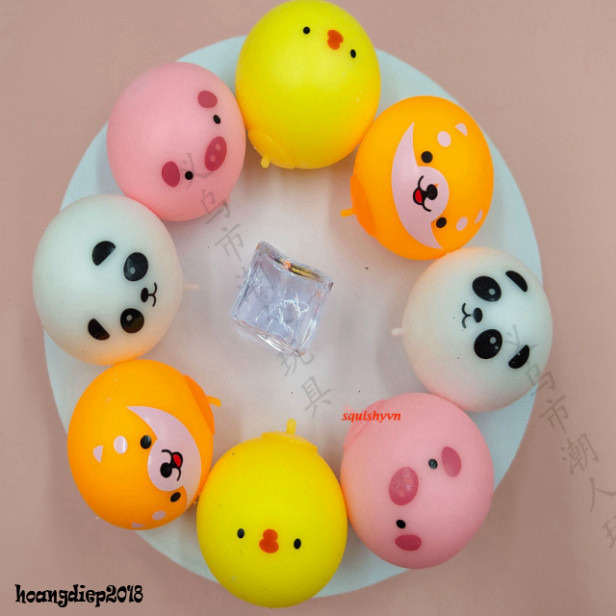 Đồ chơi bánh bao xả stress- squishy mini mochi-squishy mochi-squishy giảm stress-mềm dẻo,giải tỏa că