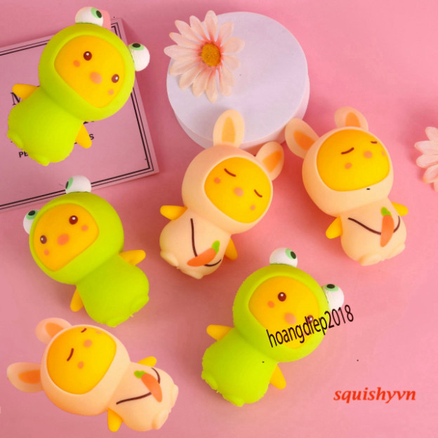 Squishy Ibloom Gấu Dâu
