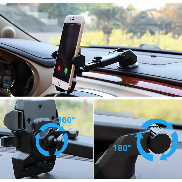 Giá đỡ kẹp điện thoại trên xe hơi XGear Car- video thật luôn