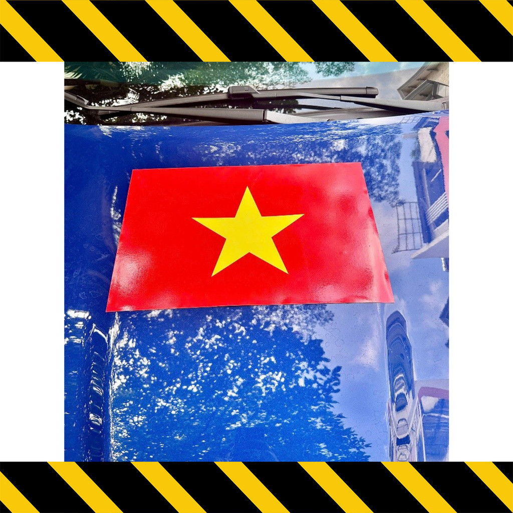 Zone Decal [STNC] Decal Nam Châm Cao Cấp Hình Lá Cờ VIỆT NAM