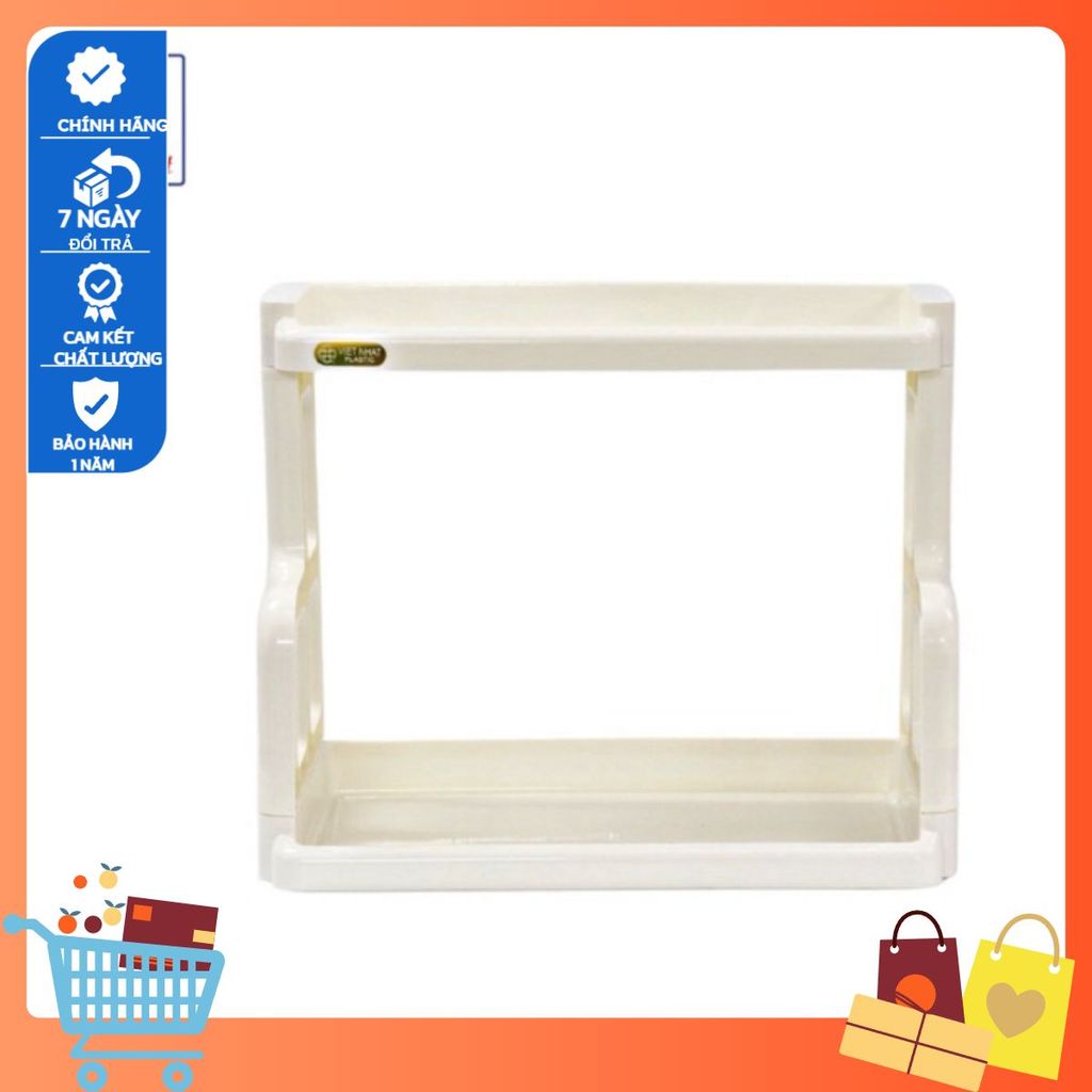 (sẵn hàng) Kệ bếp, kệ gia vị 2 tầng, kệ nhà bếp đa năng Việt Nhật cao cấp 5566 (bán chạy) 5566