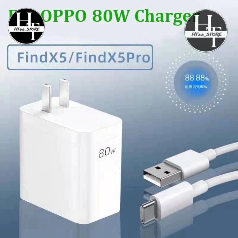 Bộ sạc nhanh 80w oppo, sạc nhanh Vooc chuẩn zin dùng cho Oppo A và Reno5 6788T8 Pro HT88_Store