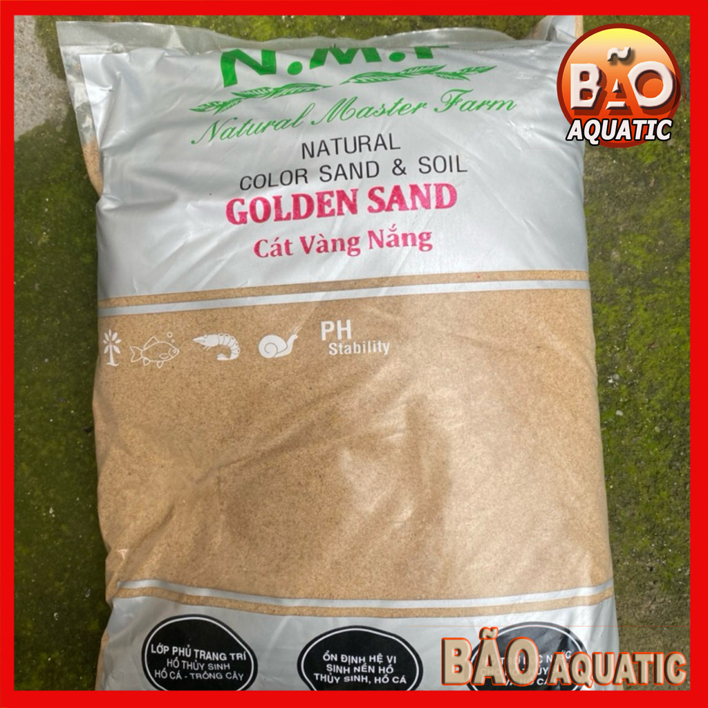 Cát nắng vàng 5KG loại 1 rải nền bể cá Nguyên Bao