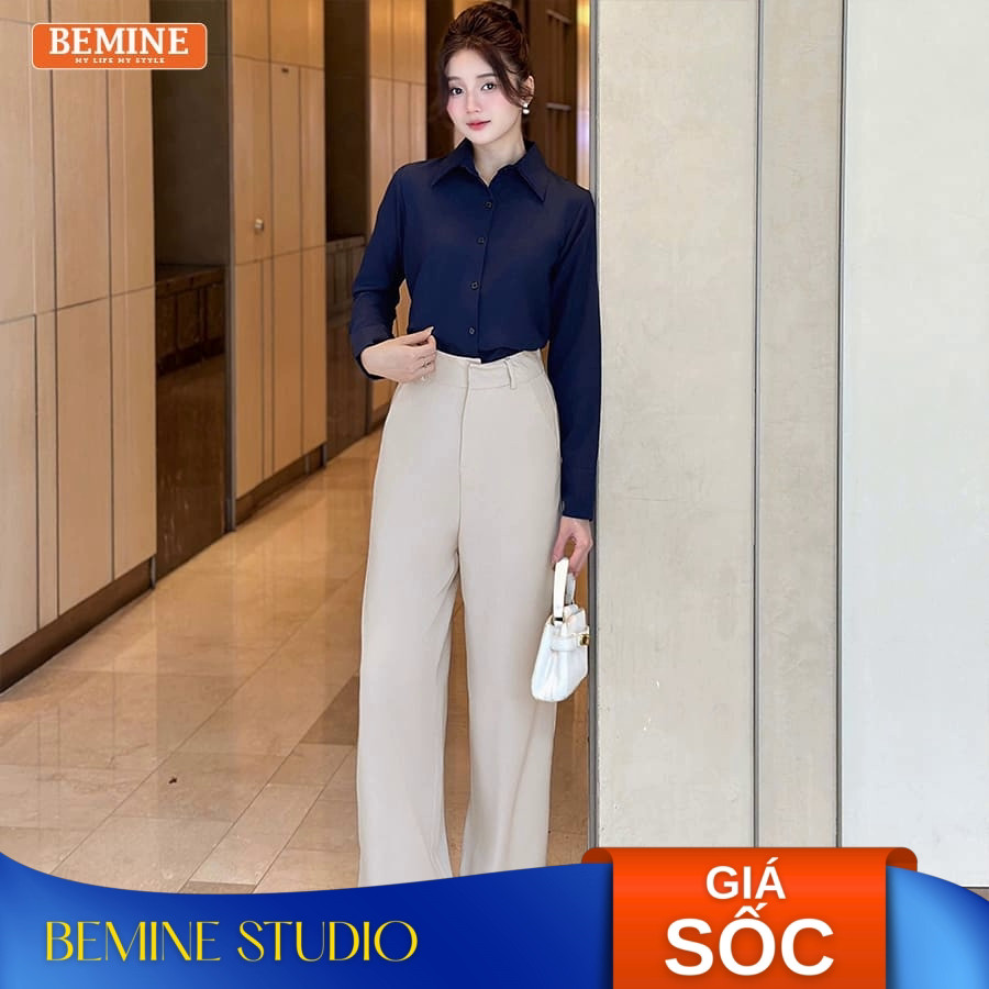 Quần tây nữ BEMINE suông dài-QT409