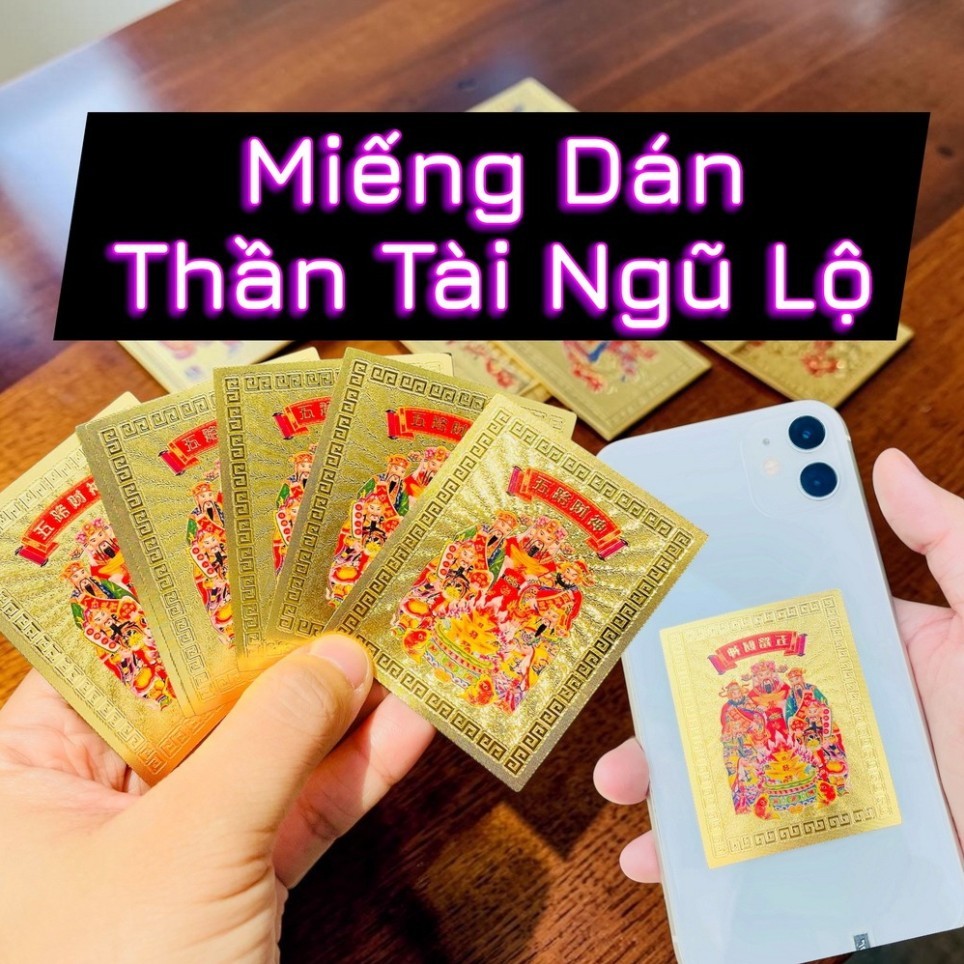 Lá Vàng Thần Tài Ngũ Lộ , chính tài, thiên tài - vật phẩm phong thuỷ