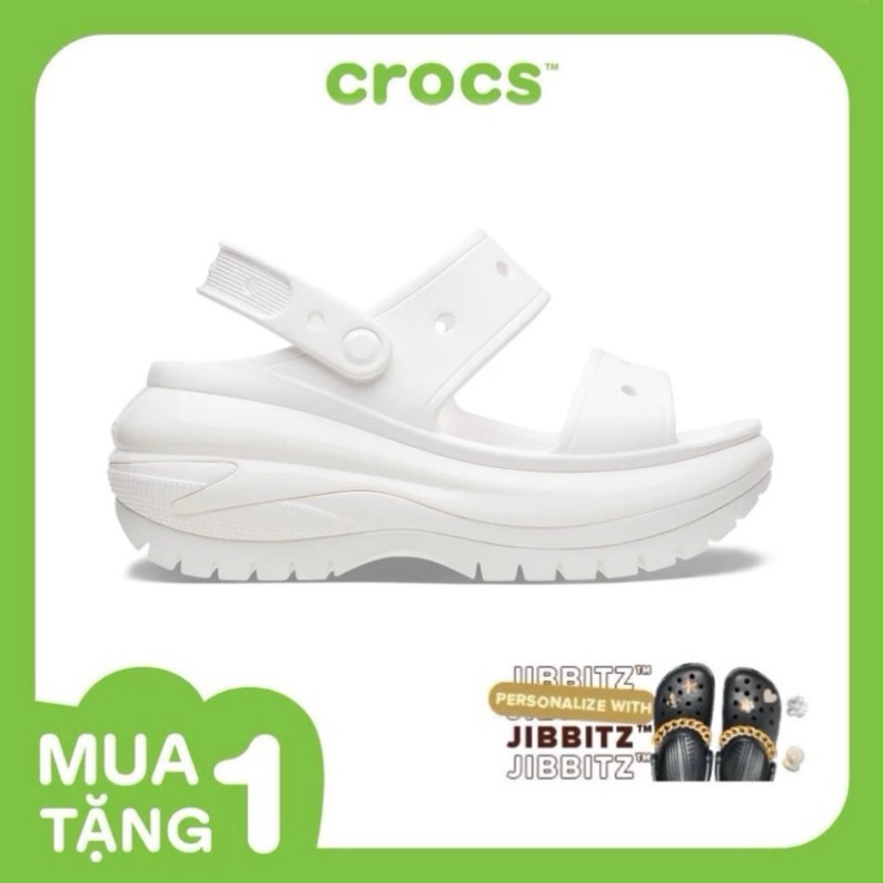 [ CHÍNH HÃNG ] XĂNG ĐAN UNISEX CROCS MEGA CRUSH - WHITE