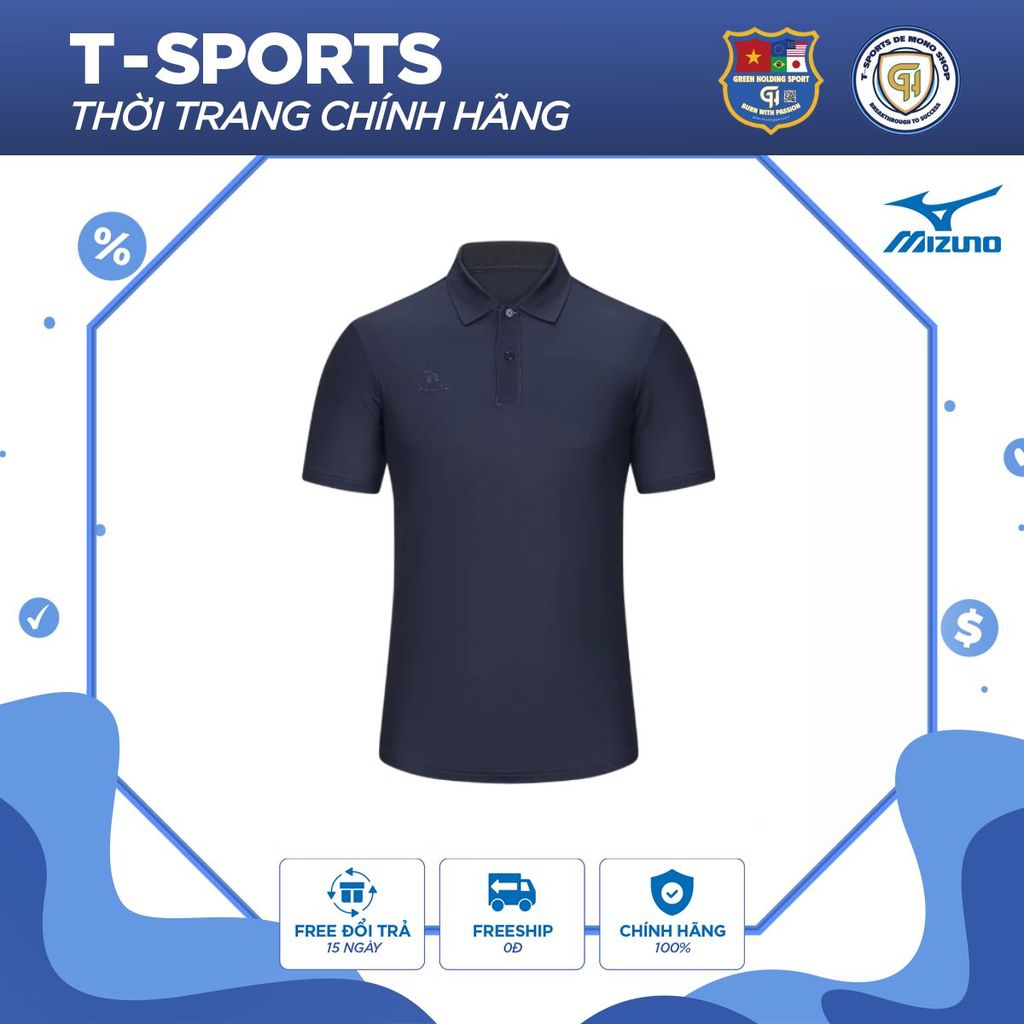 KELME - Áo Polo shirt dark blue - Áo Thun Polo Nam Cao Cấp, Lịch Sự, Dễ Phối Đồ