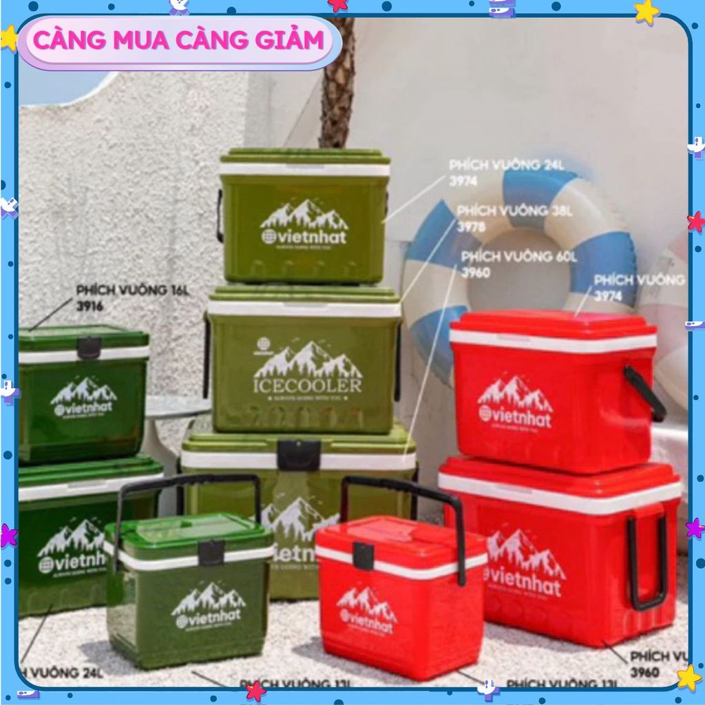 ( Tổng kho) thùng đựng đá 16l,24l, 38L thùng đựng đá ,thùng đựng nước ,giữ nhiệt tốt ,bền đẹp ,chắc 