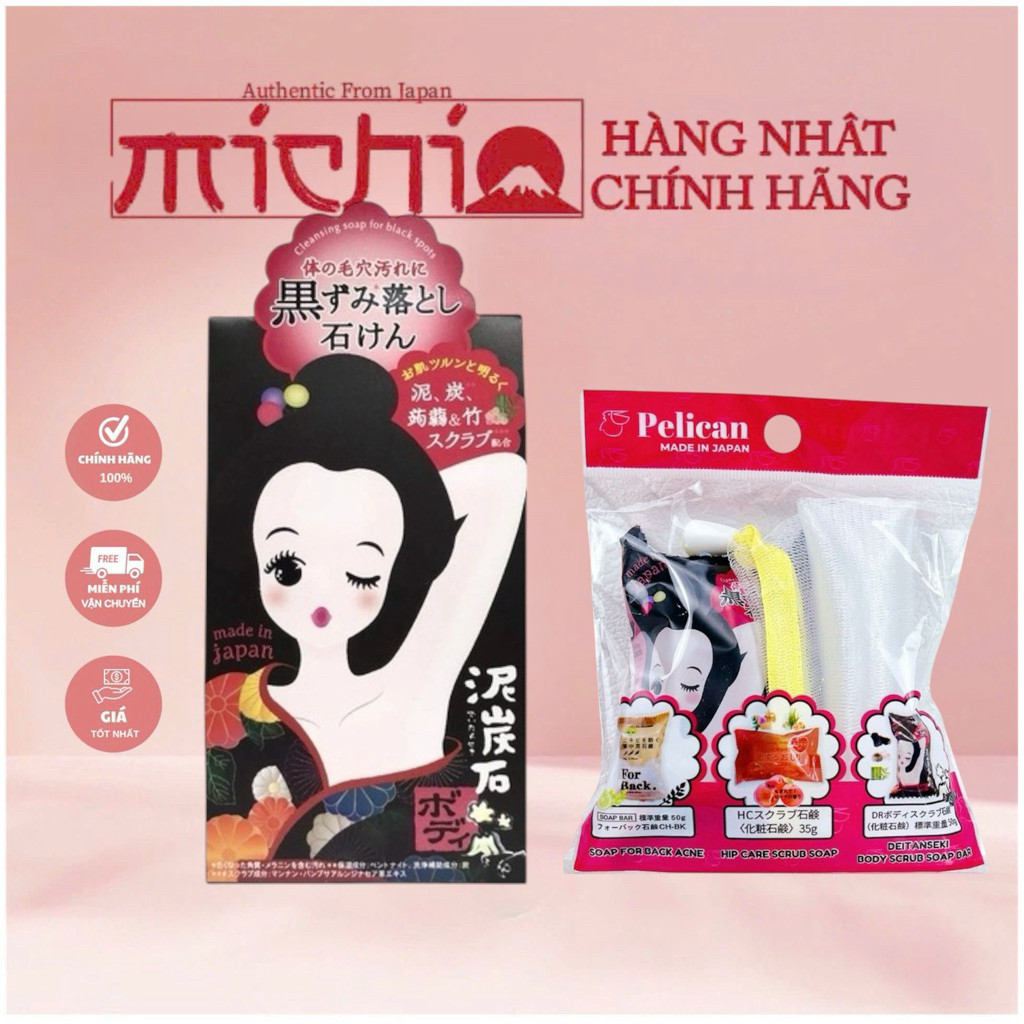 { Hàng Chính Hãng } Xà Phòng Loại Bỏ Thâm Nách Pelican Nhật Bản
