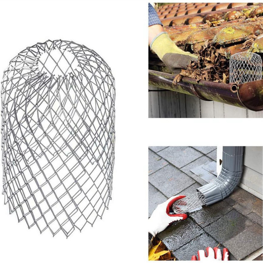Lưới Chắn Rác Máng Xối Thông Minh - Ngăn Lá Cây, Động Vật, Chống Tắc Nghẽn Ống Thoát Nước Hiệu Quả -