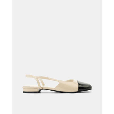 Giày Búp Bê Nữ 3cm Thời Trang JUNO Slingback Cơ Bản BB03148