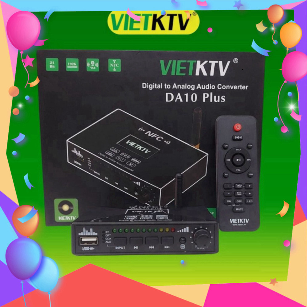 Bộ giải mã âm thanh VietKTV DA10 Plus | Bảo hành 12 Tháng