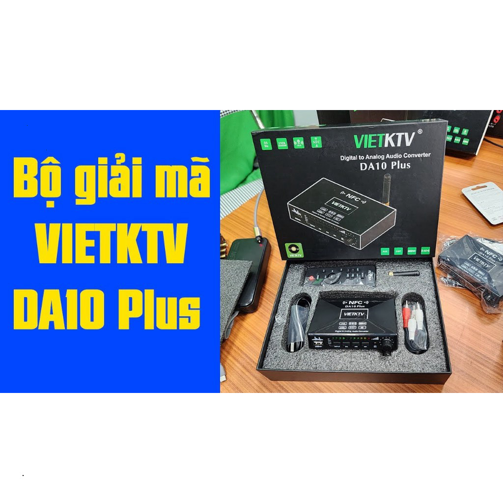 Bộ giải mã âm thanh VietKTV DA10 Plus - Hàng Chính Hãng