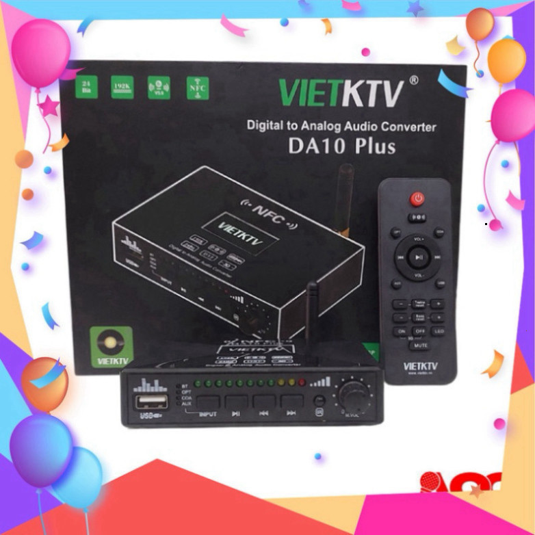 Bộ giải mã âm thanh Vietktv DA10 Plus - Hàng Chính Hãng