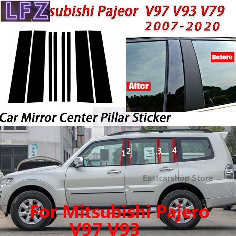 MITSUBISHI Phim Dán Trang Trí Cửa Sổ Xe Hơi Màu Đen Bóng Cho Pajero Pajero V73 V79 V93 V97 2009-2020