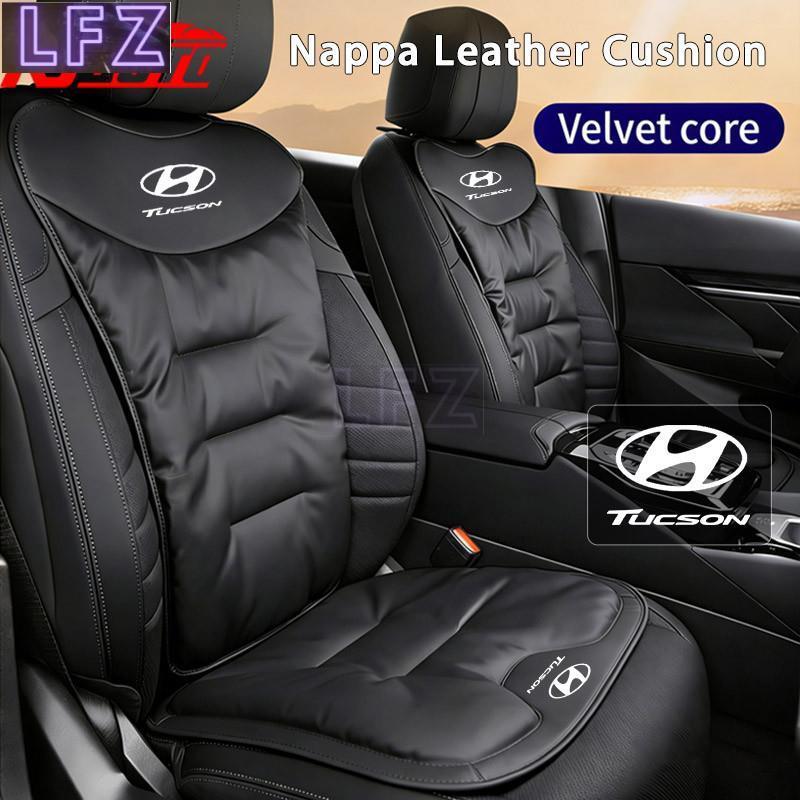 Hyundai Tucson Nappa Da Ghế Ô Tô Đệm Dày Chống Trơn Trượt Cho Ghế Trước & Sau Cho Tucson JM LM TL NX