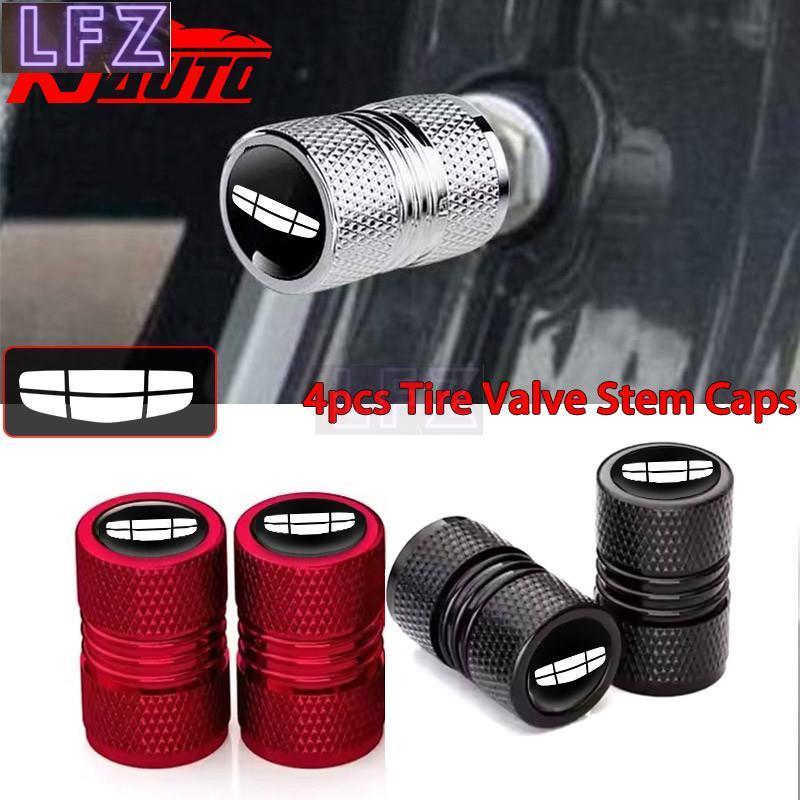 4 Chiếc Geely Ô Tô Nắp Van Thân Vỏ Bánh Xe Nhôm Nắp Bụi Vành Lốp Thân Dành Cho Geely Hình Học C Emgr