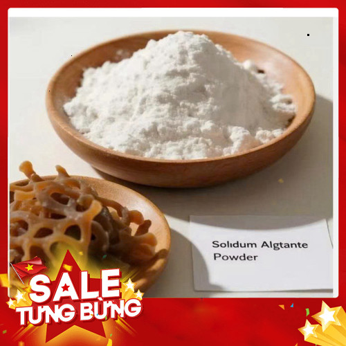 Bột Natri Alginate Real Food 100g Sodium Alginate Chất Lỏng Siêu Rút Giảm Bloating