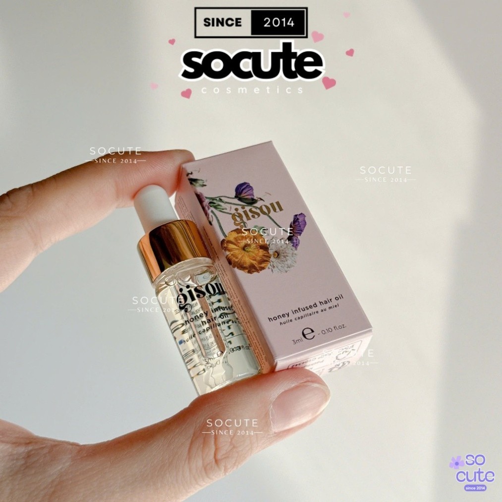 Socutevn - Dầu Dưỡng Tóc Mật ong Gisou Honey Infused Hair Oil 3ml