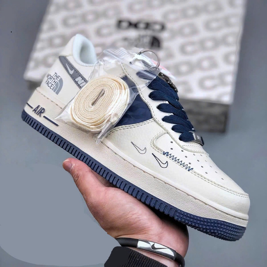 Giày Thể Thao Nike Air Force 1 Đồng Xu, Xám Ghi, TNF Full Box bill