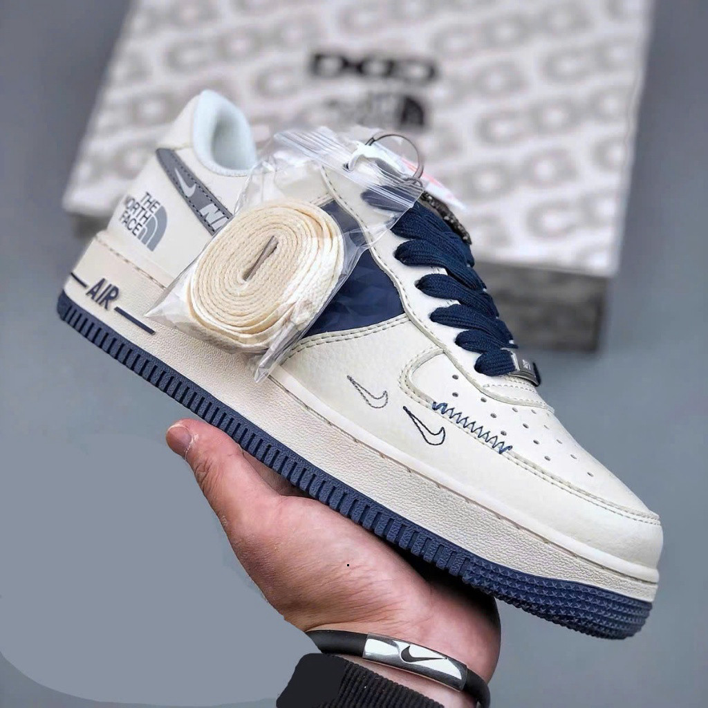 Giày Thể Thao Nike Air Force 1 Đồng Xu, Xám Ghi, TNF Full Box bill