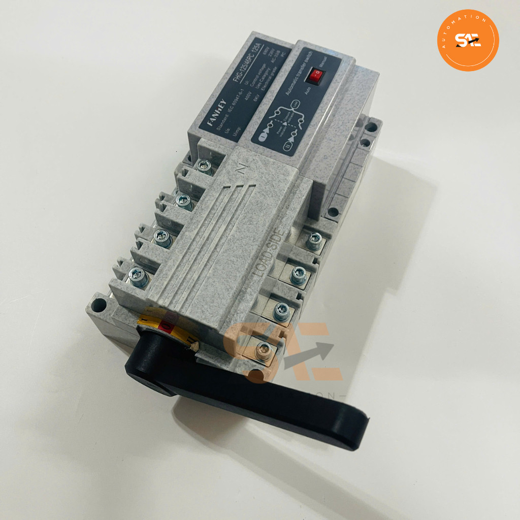Bộ chuyển nguồn điện tự động ATS 4P 125A Fanhiey FHG-125/4P điện lưới, solar, hai công tơ