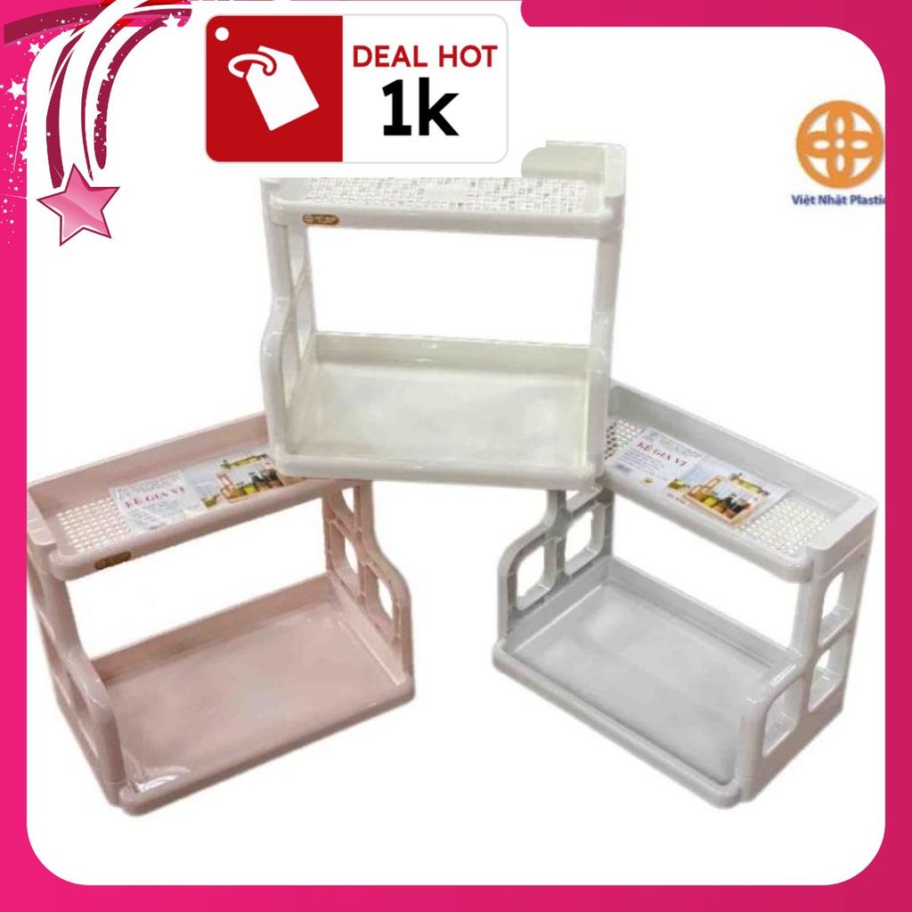 (hàng loại 1) Kệ bếp, kệ gia vị 2 tầng, cao cấp 5566 5566 (chính hãng)