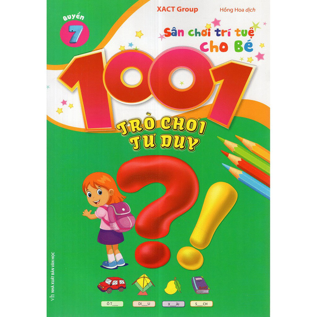 Sách - 1001 Trò Chơi Tư Duy - Quyển 7 - Trí Việt Books
