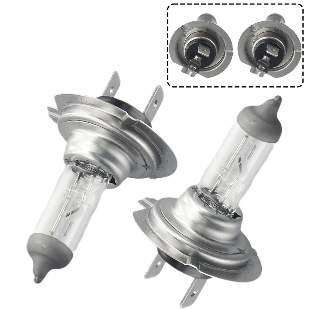 [COD] 2 Bộ 12V Xe H7 Xenon Đèn Pha 55W 6000K Bóng Đèn Trắng Halogen