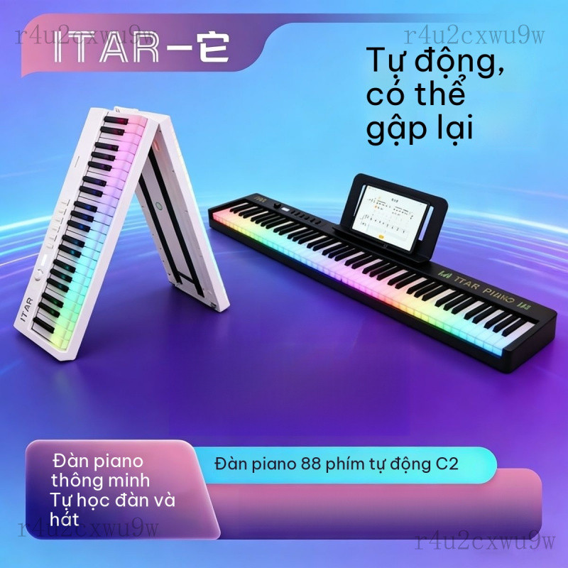 Phụ kiện nhạc cụĐàn Piano Cầu Vồng, Đàn Piano Hát Thông Minh, Đàn Piano Gấp Gọn Dùng Trong Nhà, Đàn 