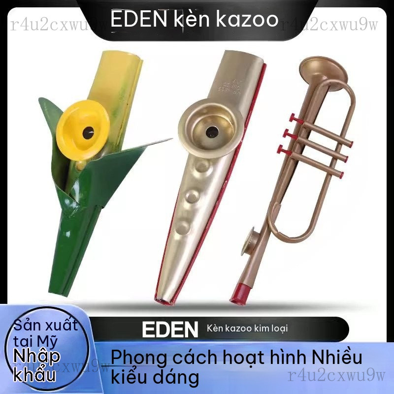 Phụ kiện nhạc cụHoa Kỳ EDEN Eden Kazoo kazoo Guitar, ukulele, nhạc cụ, đệm nhạc chuyên nghiệp, kèn k