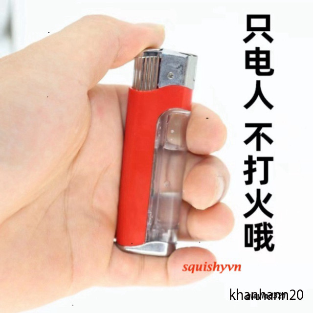 Bật Lửaa Giật Điện Kẹo Cao Su Tự Nhiên