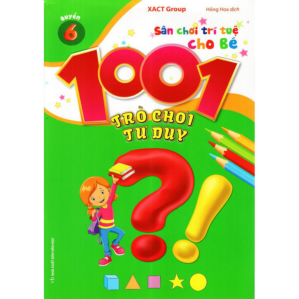 Sách - 1001 Trò Chơi Tư Duy - Quyển 6 - Trí Việt Books