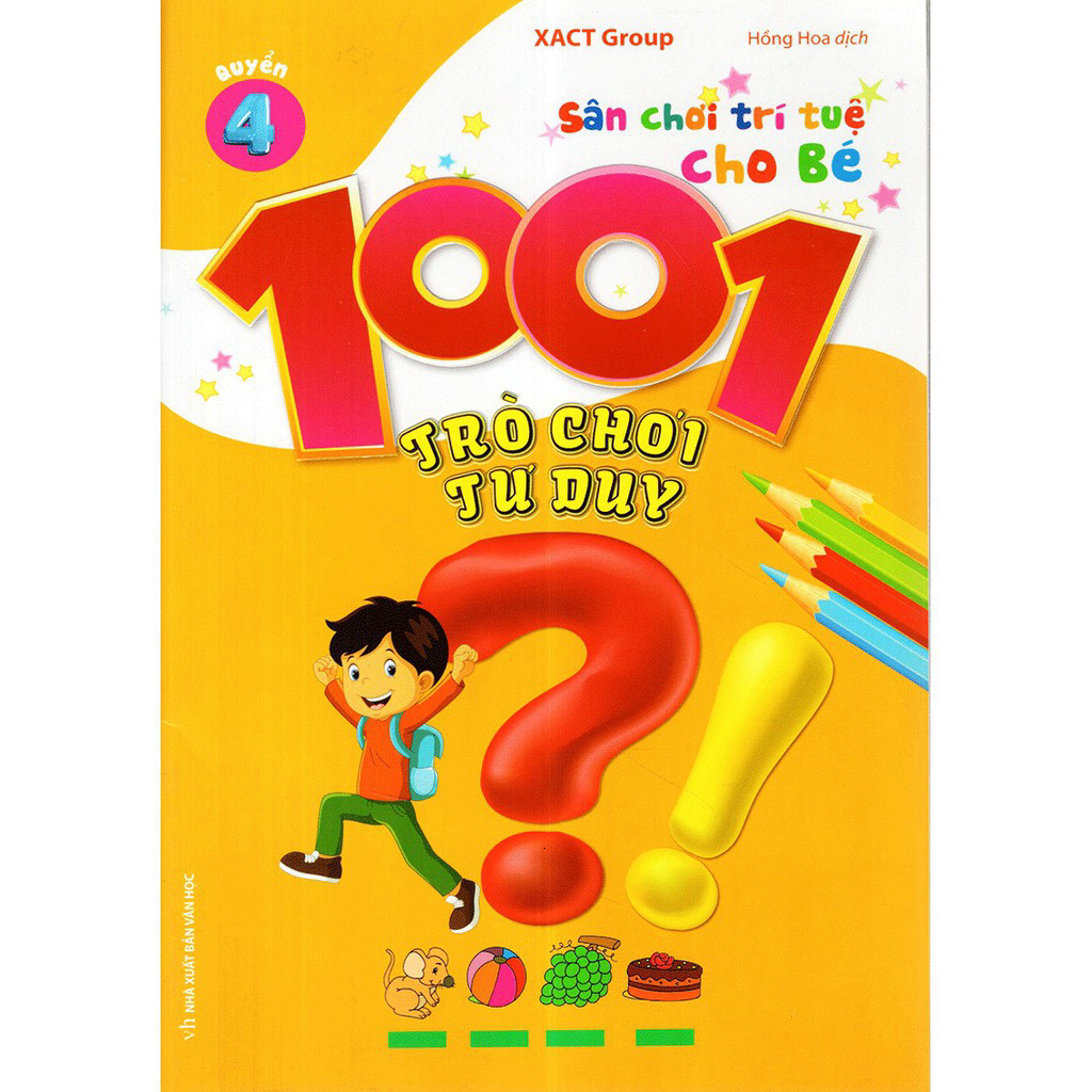 Sách - 1001 Trò Chơi Tư Duy - Quyển 4 - Trí Việt Books
