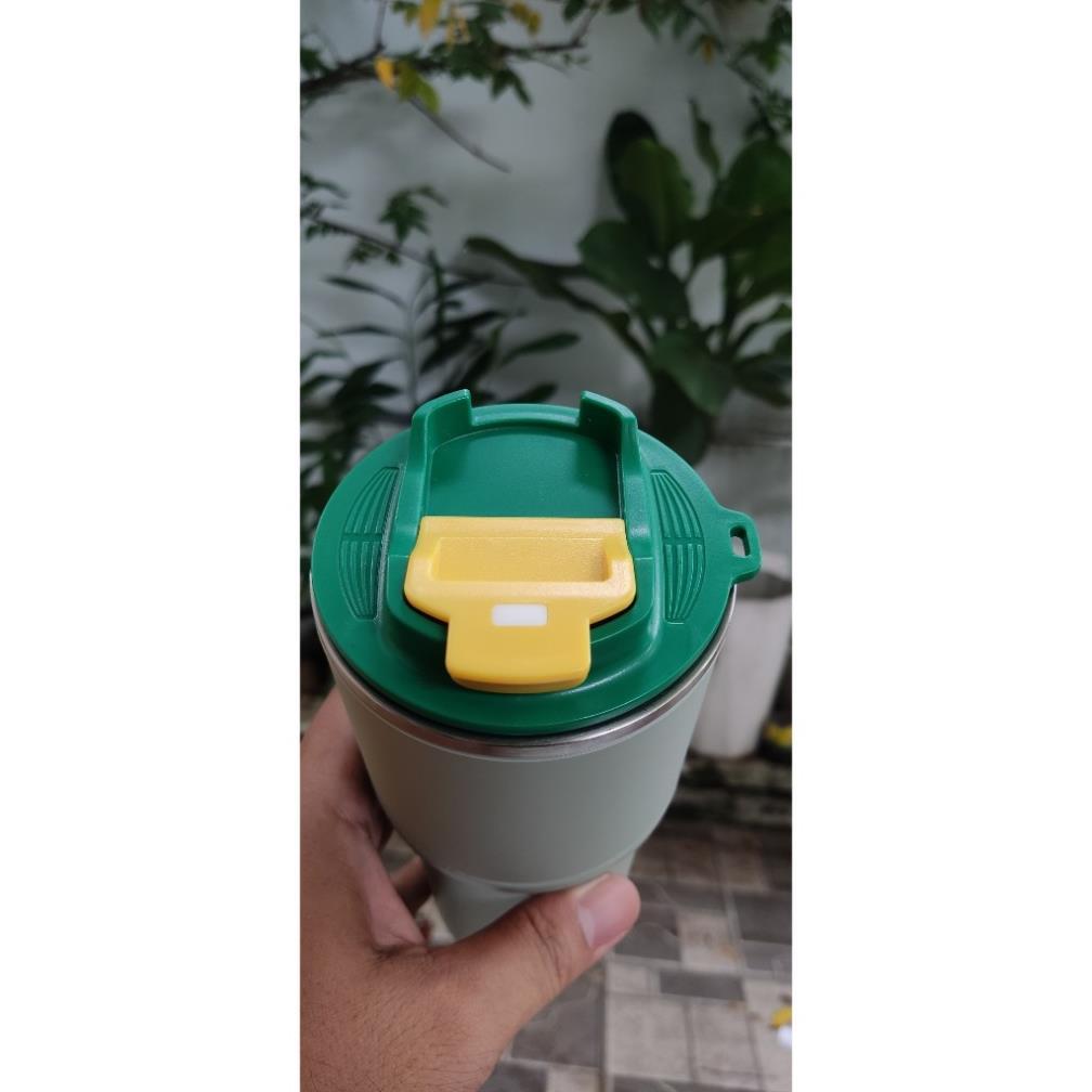 [Nắp nhấn] Nắp Thay Thế Ly Giữ Nhiệt Metro Drive Tumbler 650ml, nắp đậy chống tràn Dây Treo Ly Silic