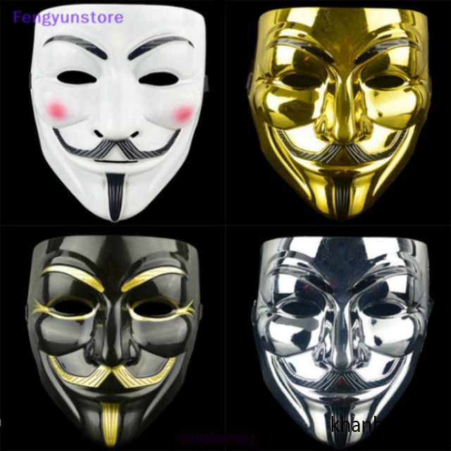 Mặt Nạ Hacker Fawkes Halloween Thoại Tinh Hóa
