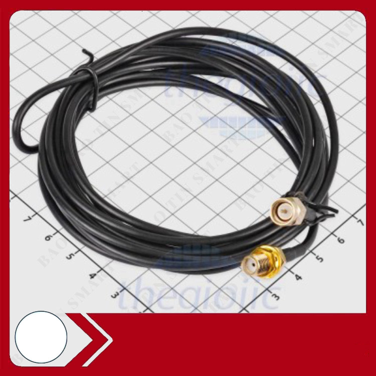 RG174 Dây Nối Ăng Ten Đầu SMA Đực-Cái Dài 2M Type-B Tổng Kho Linh Kiện 86