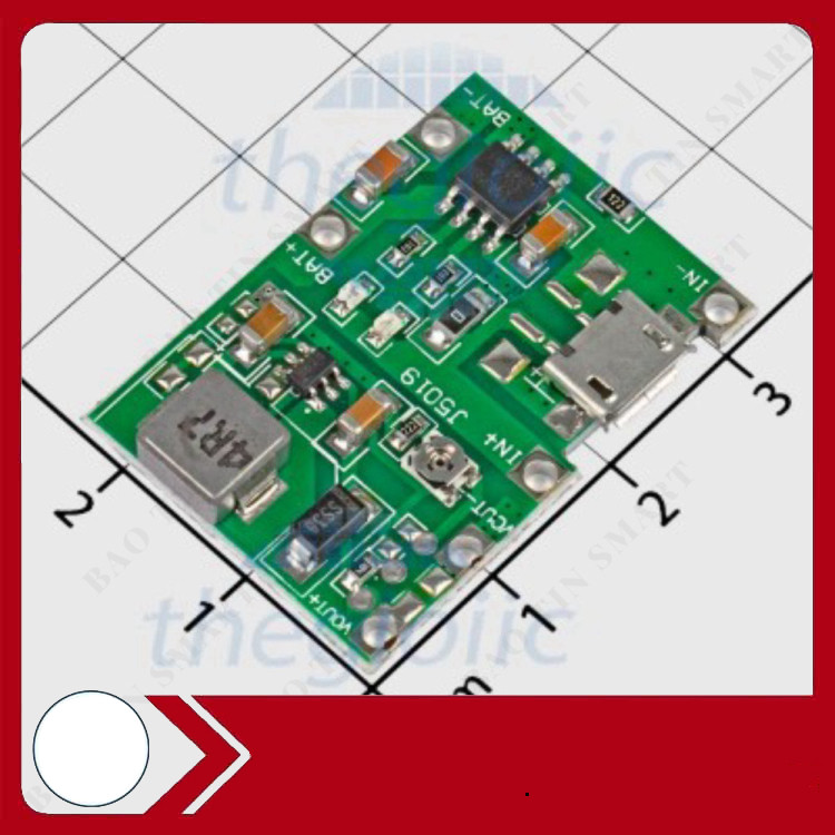 [2 Cái]- J5019 Mạch Tăng Áp Kèm Sạc Pin 18650 1S Tổng Kho Linh Kiện 86