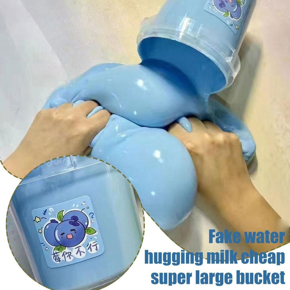 [SONG] Xô giả Slime Foam Water Vỏ chống dính có thể tái sử dụng Slime Girl Slime Toy Milk Slime O4g5