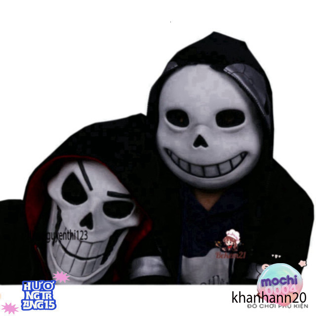 Mặt Nạ Sans Pháp Sư Gangster - Mặt Nạ 404 Cho Game, 909 Phiên Bản Dáng Yêu