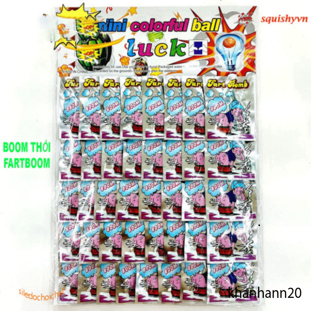 GÓI THỐI BOOM TROLL KẾ TỬ BẠN BÈ SẠCH 40 GÓI BOOM THỐI