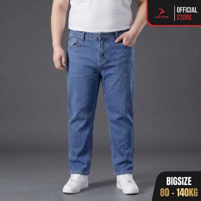 Quần Jean Bigsize Nam 80-140kg AKYOO, Bigsize Nam AKYOO - QJ X NHAT
