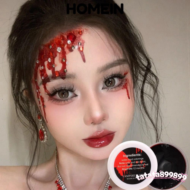 Áo Giả Máu HOMEIN Gel Dây Máu Dày Sẹo Máu Trái Tim Cho Cosplay, 30g, Da Ma Áo Giả
