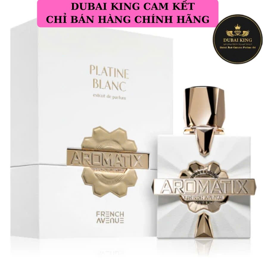 KING PERFUME 💥 NƯỚC HOA AROMATIX PLATINE BLANC EDP 100ML (FULL CHAI – AUTH)

Xanh – Citrus – Bạc Hà 