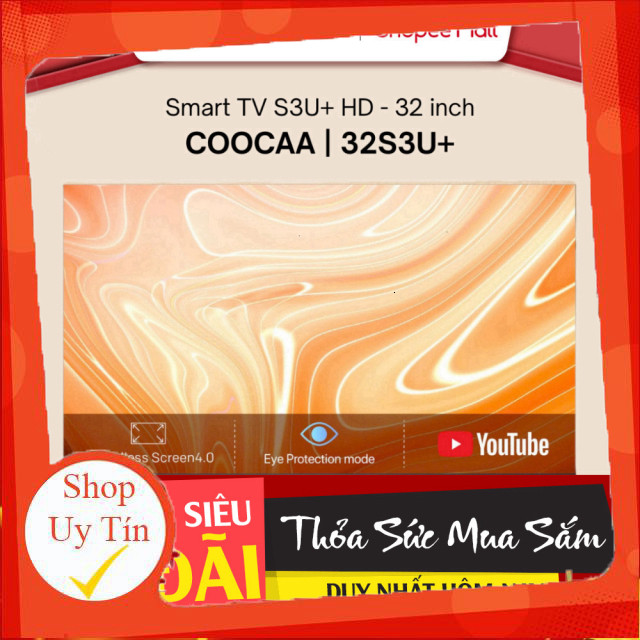 NHANH_  hàng_  32S3U+ (32 Inch) | 43S3U+ (43 Inch)  Smart TV S3U+ COOCAA  COOLITA 3.0 mới nhất (khôn