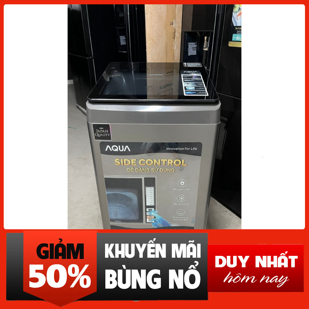 Đặt hàng nhắn shop Máy Giặt Aqua 9kg AQW-F91GT Lồng Ngang Giặt Sạch Tiết Kiệm Nước Điện Miễn phí lắp