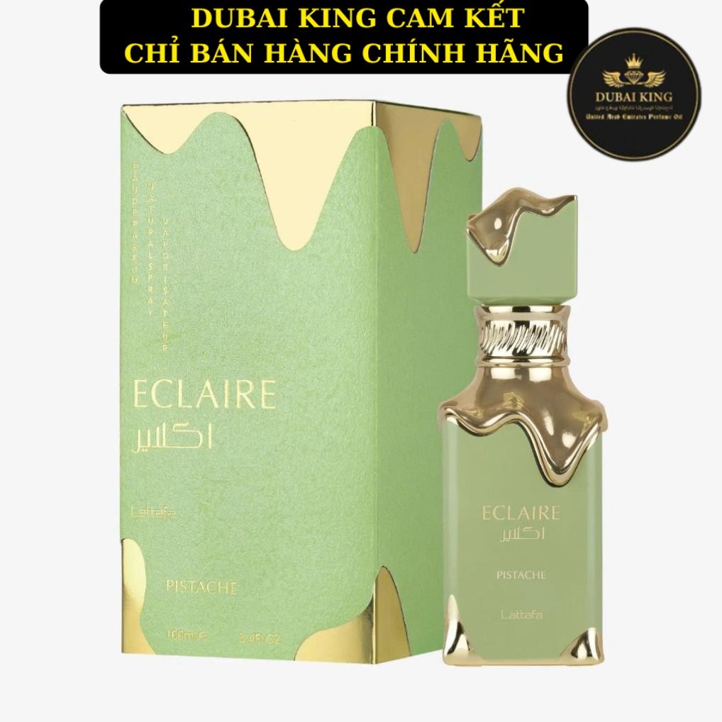 FREESHIP [10mL MINI] _ Nước hoa Lattafa Eclaire Pistache Lattafa EDP ngọt ngào sang trọng 10mL